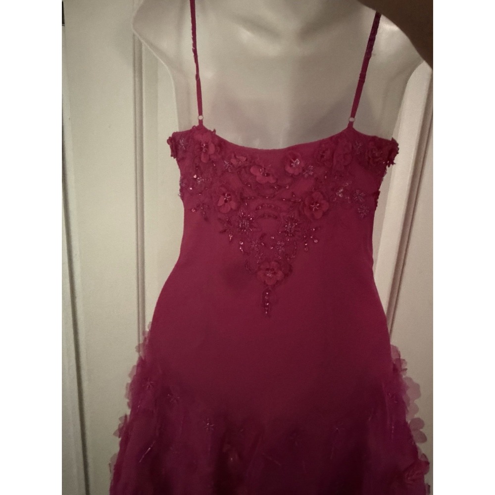 Sue Wong Nocturne vintage silk beaded fringe cocktail dress - Picture 8 of 10